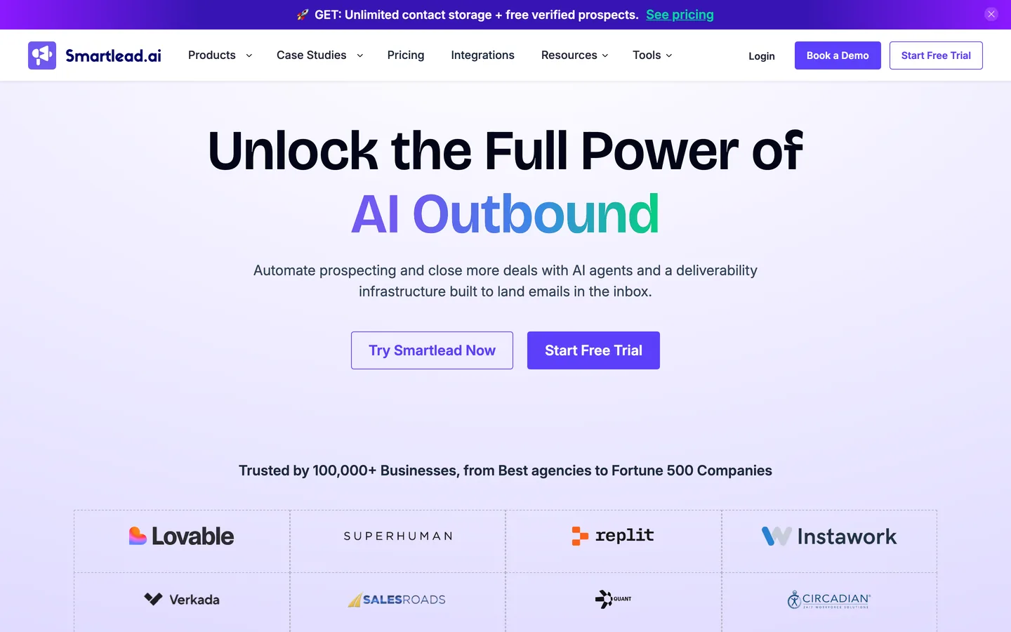 Smartlead email automation dashboard